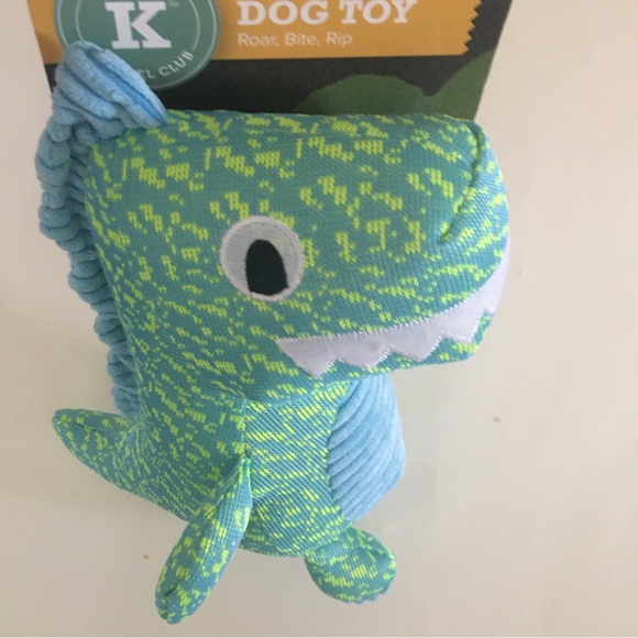 NEW Dog Toy Stuffed Animal Dinosaur | Kensington Kennel Club - Picture 6 of 7